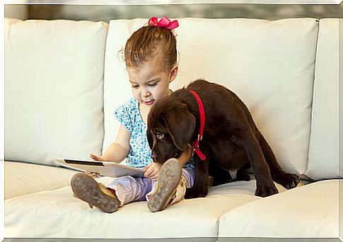 girl-and-dog